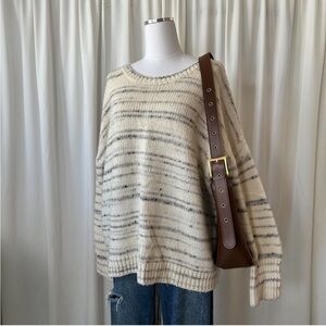 La Ligne New York Melange Marin Sweater Size XL Wool Blend.